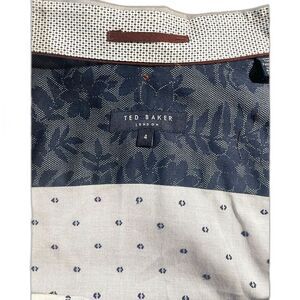 Stunning TED BAKER button down blouse size 4